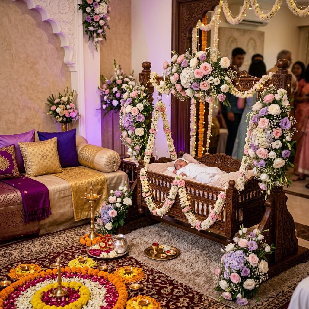 Beautiful Barasala & Naming Ceremonies in Tenali
